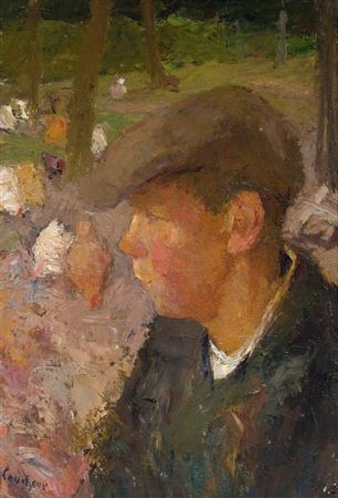 Garçon de profil à la casquette