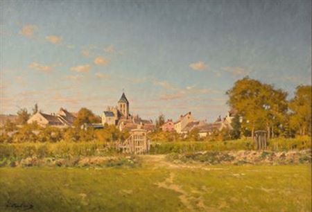 View of Vétheuil in good weather