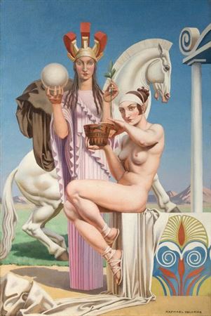 Allégorie de la Grèce, vers 1930 by Raphael Delorme - Auction record, sale price, and art valuation. Compare with similar artists and explore comparable artworks.