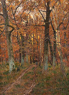 Sample artwork by Adolf Wachenhusen (1859 - 1925), known for atmospheric landscapes, forest interiors, coastal views, marine  painting, drawing - View similar artists and auction records