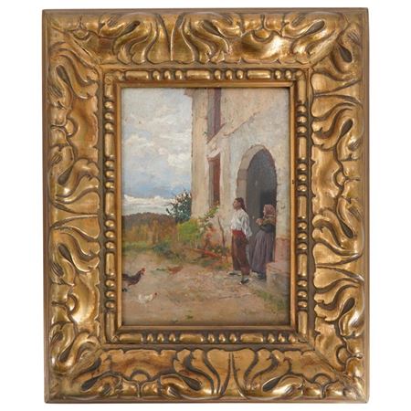 Courtyard Scene
