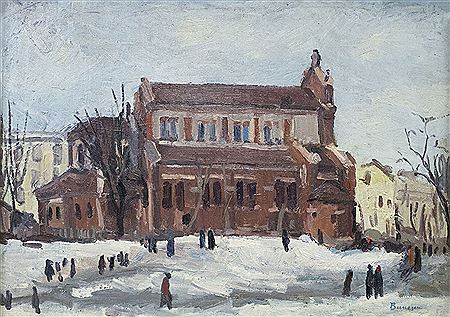 "St.Joseph Cathedral" by Marius Bunescu - Auction record, sale price, and art valuation. Compare with similar artists and explore comparable artworks.