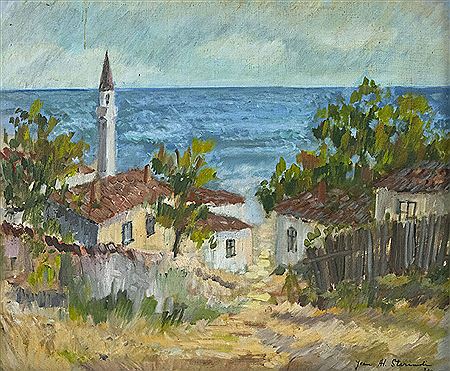 Balcic by Jean Alexander Steriadi - Auction record, sale price, and art valuation. Compare with similar artists and explore comparable artworks.