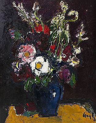 Sample artwork by Gheorghe Vanatoru (1908 - 1983), known for figure, still life, land-and townscape painting - View similar artists and auction records