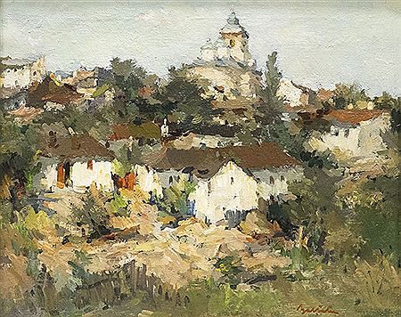 Sample artwork by Adam Baltatu (1889 - 1979/82), known for landscape painting - View similar artists and auction records