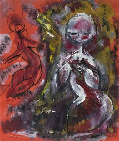 "Thoughts" by Wanda Sachelarie Vladimirescu - Auction record, sale price, and art valuation. Compare with similar artists and explore comparable artworks.