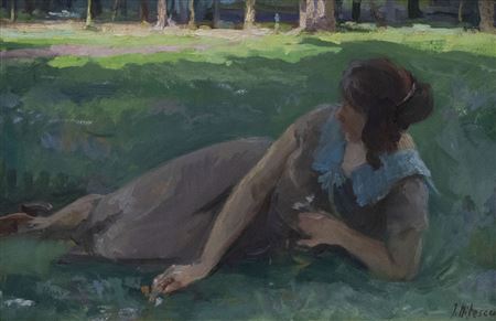 "Rest" by Jean Nitescu - Auction record, sale price, and art valuation. Compare with similar artists and explore comparable artworks.