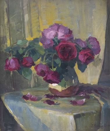 Red Roses by Gheorghe Teodorescu Romanati - Auction record, sale price, and art valuation. Compare with similar artists and explore comparable artworks.