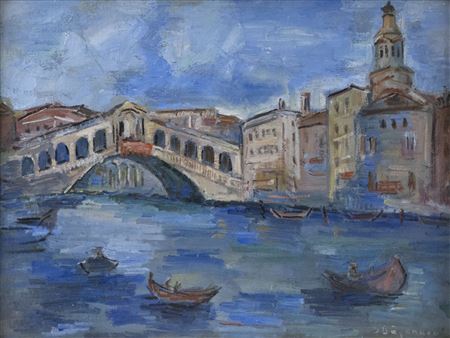 "Venice" by Dan Bajenaru - Auction record, sale price, and art valuation. Compare with similar artists and explore comparable artworks.