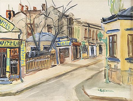 Sample artwork by Coca Metianu (1910 - 2012), known for landscape painting - View similar artists and auction records