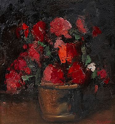 Red Flowers by Mircea Ciobanu - Auction record, sale price, and art valuation. Compare with similar artists and explore comparable artworks.