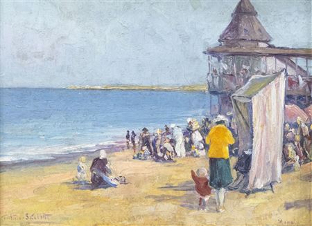 "At Mamaia" by Alexander Poitevin-Scheletti - Auction record, sale price, and art valuation. Compare with similar artists and explore comparable artworks.
