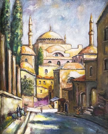 "Peisaj oriental" by Sterie Becu - Auction record, sale price, and art valuation. Compare with similar artists and explore comparable artworks.