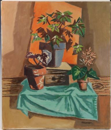 The Blue Flower Pot
