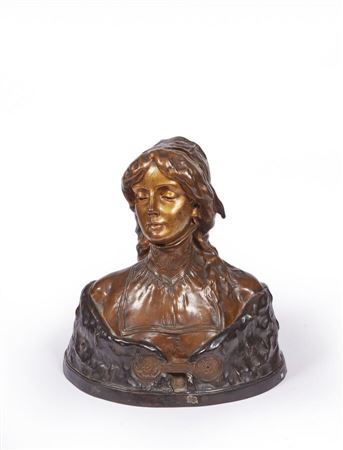 Bust of a young woman