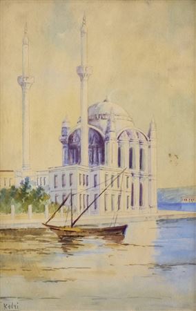 Mosque of Ortakoy/Istanbul by Kadri Aytolon - Auction record, sale price, and art valuation. Compare with similar artists and explore comparable artworks.