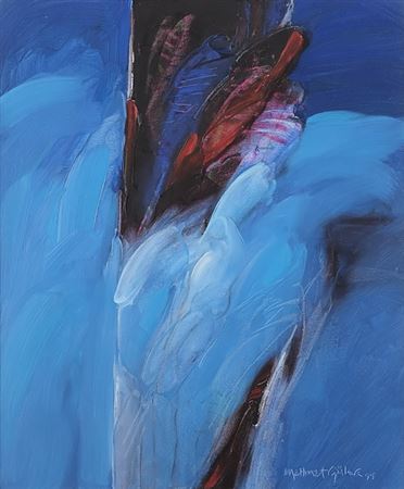Sample artwork by Mehmet Guler (Born 1944), known for painting, graphics, teaching - View similar artists and auction records