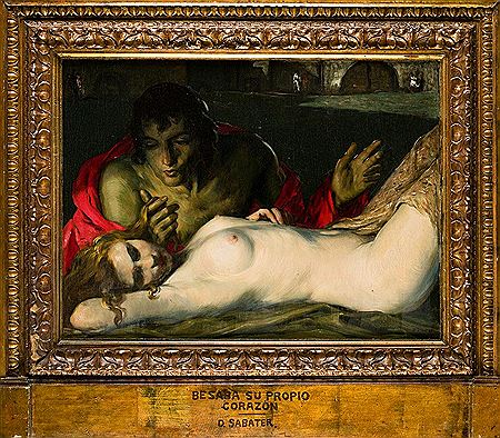 "Kissing his own heart"