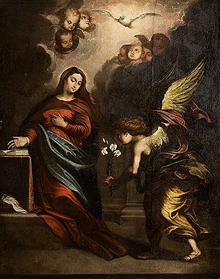 "Annunciation", 1668