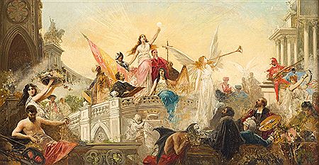 "Allegory" by Manuel Picolo Y Lopez - Auction record, sale price, and art valuation. Compare with similar artists and explore comparable artworks.