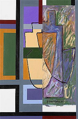 Sample artwork by Jorge Morgan (Born 1953), known for painting - View similar artists and auction records