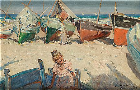 "Valencian beach" 1918
