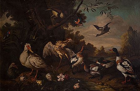 Birds in a landscape by Jose Martorell Puigdomenech - Auction record, sale price, and art valuation. Compare with similar artists and explore comparable artworks.