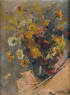 Vase with Flowers by Josep Gausachs - Auction record, sale price, and art valuation. Compare with similar artists and explore comparable artworks.