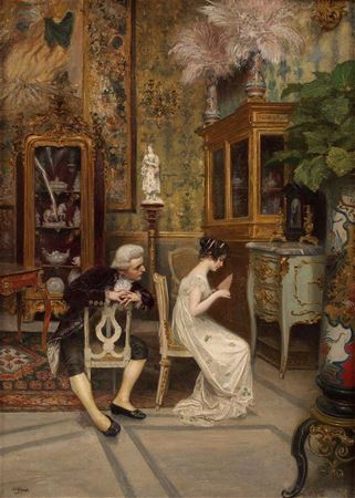 "Moment of reflection" by Juan Jose Garate Y Clavero - Auction record, sale price, and art valuation. Compare with similar artists and explore comparable artworks.
