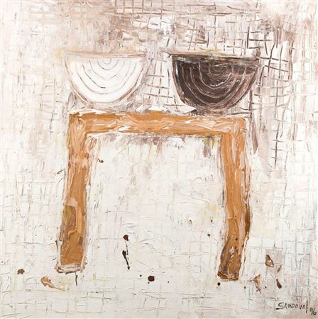 Table with objects II, 1995-96