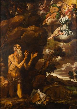 Saint Jerome listening to the trumpet of the Last Judgment