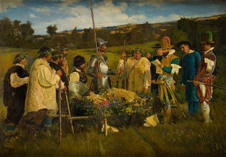 The burial of Pastor Crisóstomo