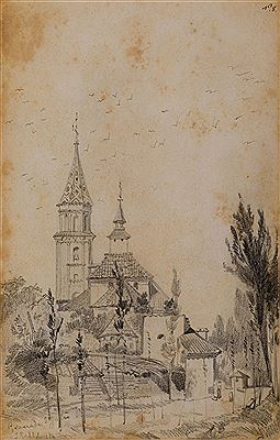 "Church of Granada" by Jose Maria Rodriguez-Acosta - Auction record, sale price, and art valuation. Compare with similar artists and explore comparable artworks.