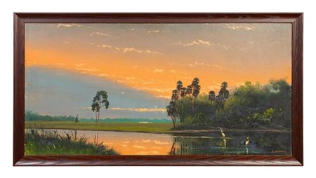 "Sunset, Florida Beach"
