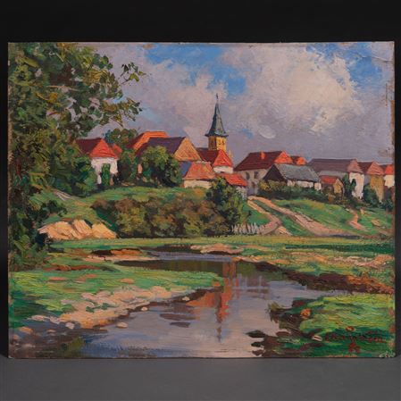 "Fluvial Landscape" by Cesar Munoz Sola - Auction record, sale price, and art valuation. Compare with similar artists and explore comparable artworks.