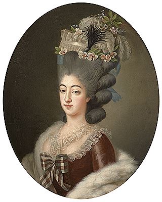 Portraits of Charles-Philippe de Bourbon, Count of Artois (1757-1836) and Marie-Adélaïde Clotilde Xavière de Bourbon, known as Madame Clotilde (1759-1802 )