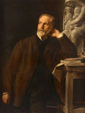 Portrait of the sculptor Eugène Guillaume