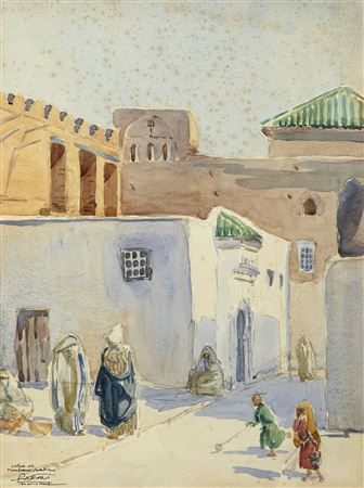 Entrance to the Saadian tombs, Marrakech