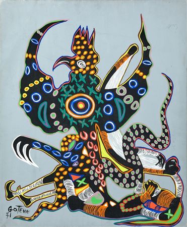 Scène de cérémonie tribale, 1971