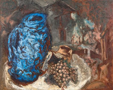 Sample artwork by Gerard Garouste (Born 1946), known for painting and sculpture,  allegory, mythology, set design - View similar artists and auction records