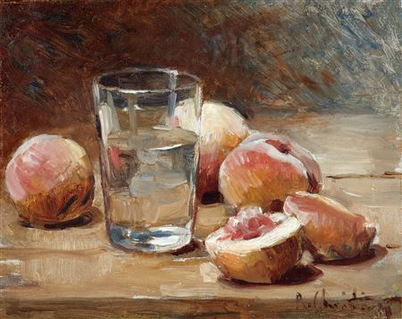 Nature morte aux pêches