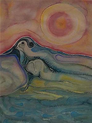 Sample artwork by Tayo Adenaike (Born 1954), known for painting - View similar artists and auction records