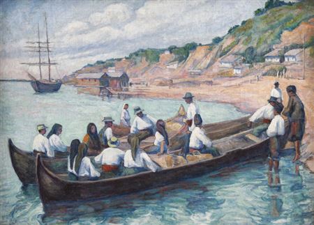 On the Danube Shore, 1912 by Camil Ressu - Auction record, sale price, and art valuation. Compare with similar artists and explore comparable artworks.