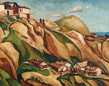 Landscape of Balchik, 1925-26 by Petre Iorgulescu Yor - Auction record, sale price, and art valuation. Compare with similar artists and explore comparable artworks.
