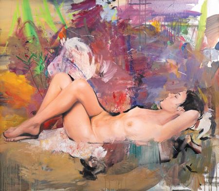 Sample artwork by Iulian Iftodiu (Born 1989), known for painting - View similar artists and auction records