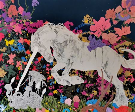 Sample artwork by Alina Slimovschi (Born 1982), known for painting - View similar artists and auction records
