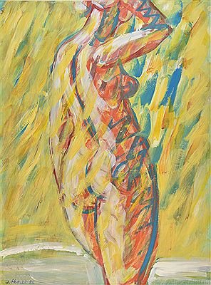 Nude standing in the sun