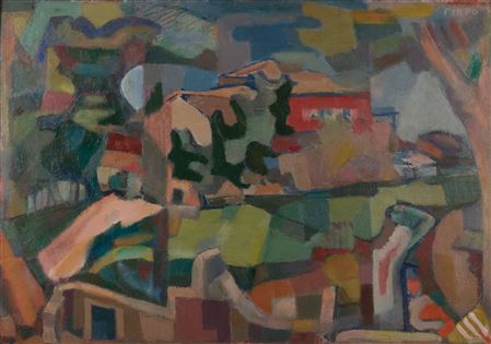 Cubist landscape