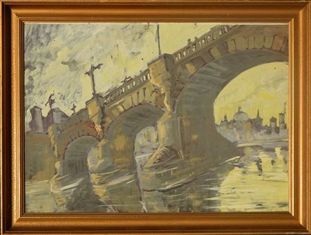 Landscape with a bridge 1947