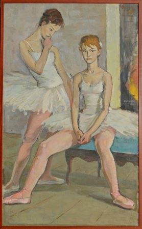 Sample artwork by Lev Vasilievitch Fitilev (1913 - 1975), known for painting - View similar artists and auction records